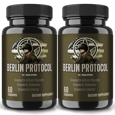 (2 Pack) Berlin Protocol – Original BerlinProtocol Capsules with a Natural Daily Blend for Wellness |Clean, Gentle, Easy-to-Swallow Pills (120 Capsules)