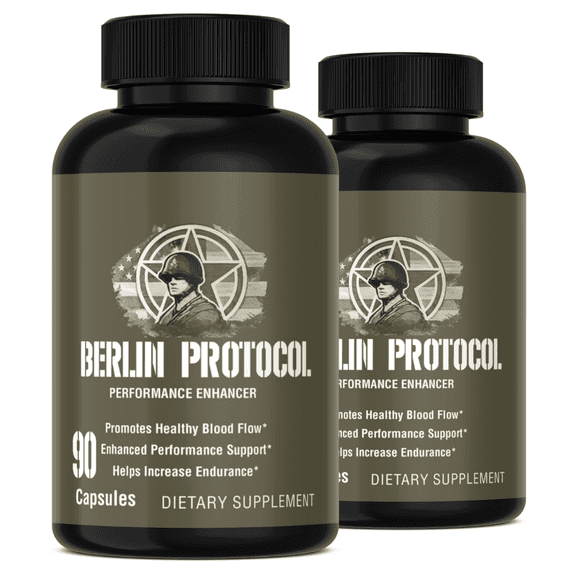 (2 Pack) Berlin Protocol Supplement Advanced Formula, Berlin Protocol For Men, Berlin Protocol Capsules - 180 Count