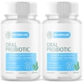 thumbnail image 1 of (2 Pack) Best Breath - Advanced Oral Probiotics Formula for Healthy Teeth and Gums, Fresh Breath, Ear, Nose, Throat, and Immune Health Supplement - 120 Capsules, 1 of 6