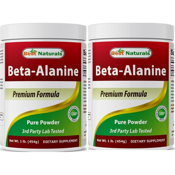 2 Pack Best Naturals Beta Alanine 1 Lb Pure Powder