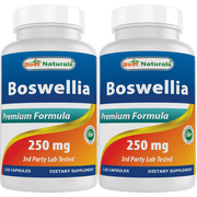 2 Pack Best Naturals Boswellia 250 mg 120 Capsules | Standardized to 65% Boswellic acid