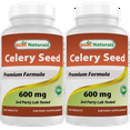 thumbnail image 1 of 2 Pack Best Naturals Celery Seed 600 mg 180 Tablets, 1 of 2