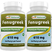 Best Naturals Fenugreek Seed 610 mg 180 Capsules