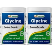 2 Pack Best Naturals Glycine 1 Lb Powder