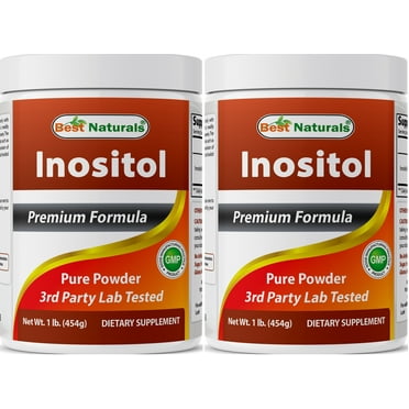 2 Pack Best Naturals Pure Inositol 1 Lb Powder (Vitamin B8) | Supports Healthy Liver Function, Promotes Cellular Detoxification & Supports Membrane Function