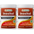 thumbnail image 1 of 2 Pack Best Naturals Pure Inositol 1 Lb Powder (Vitamin B8) | Supports Healthy Liver Function, Promotes Cellular Detoxification & Supports Membrane Function, 1 of 7
