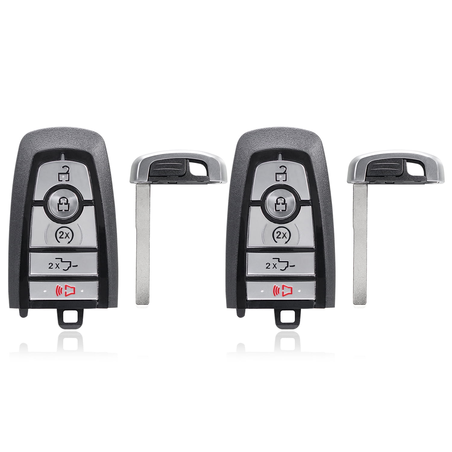 Bundle of 5 / 2017-2021 Ford F-Series Bronco / 5-Button Smart Key w/ Tailgate / PEPS / PN: 164