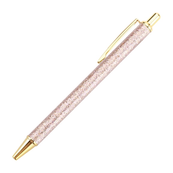 2-Pack Bestselling Glitter Ballpoint Pens, Creative Shiny Push Button Pen Set, Fashionable Writing Gift Pens, Practical Office and Study Gift Idea