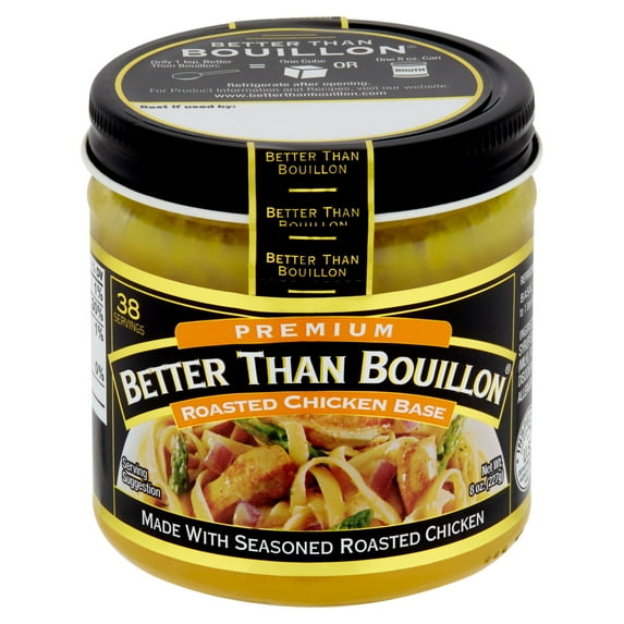 ( 2 Pack ) Better Than Bouillon Premium Roasted Chicken Base, 8 oz Jar, Bouillon