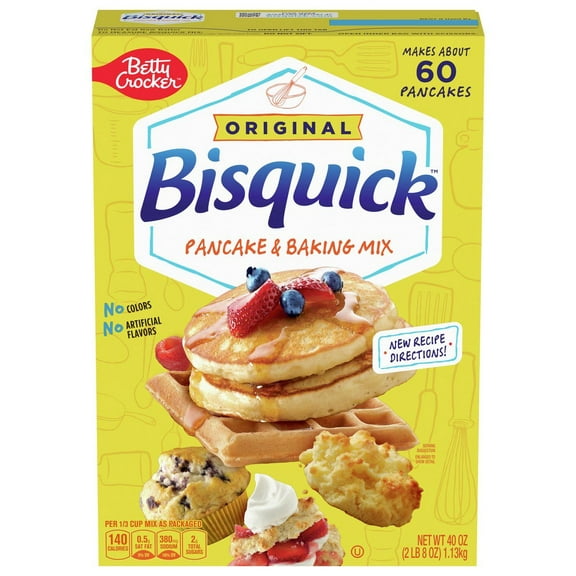 Betty Crocker Bisquick Pancake & Baking Mix - Original - 40 oz (Pack of 2)