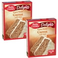 thumbnail image 1 of ( 2 Pack ) Betty Crocker Cake Mix, Carrot, Delights 13.25 Oz, 1 of 5