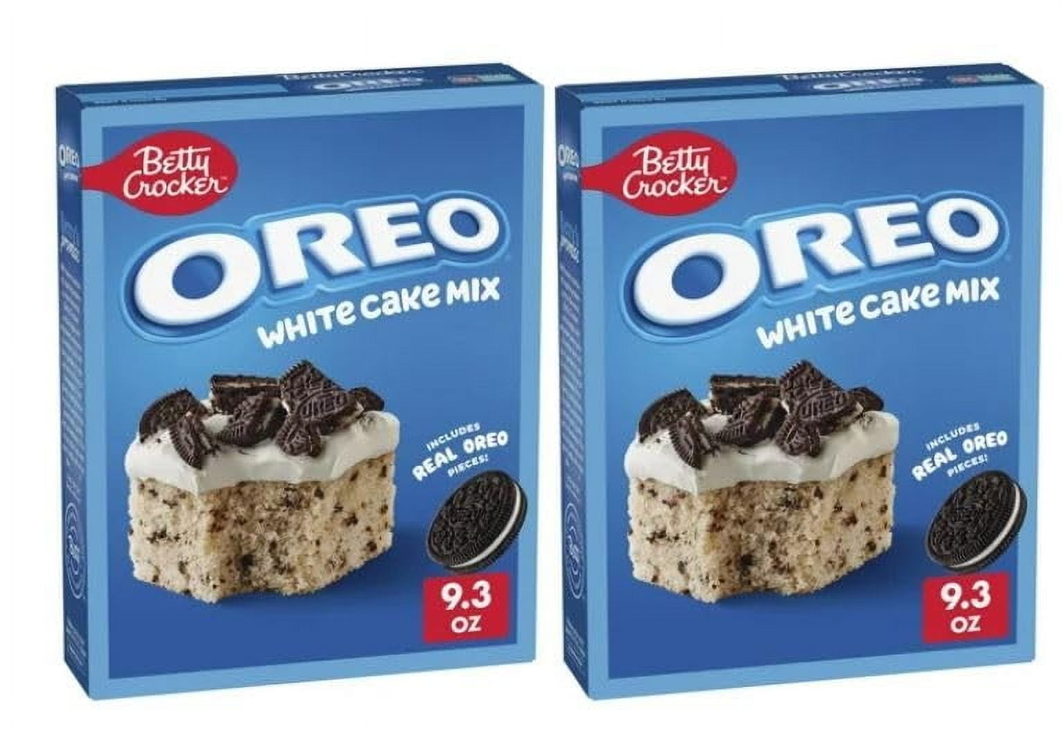 ( 2 Pack ) Betty Crocker Oreo White Cake Mix, 9.3 Oz