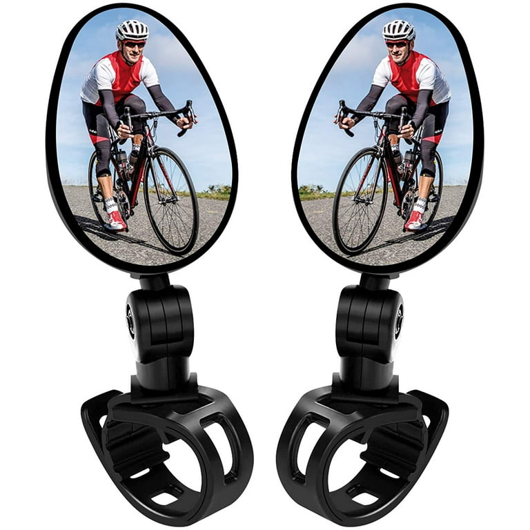 Pack Bicycle Mirrors Universal Mini 360 掳 Rotaty Rear View