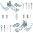 thumbnail image 1 of 2 Pack Bifold Door Hardware Repair Kit Bifold Sliding Closet Door Hardware, Universal Folding Door Hardware Repair Kit Bifold Barn Door Repair Replacement Parts Sliding Door Repair Accessories, 1 of 8
