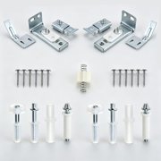 2 Pack Bifold Door Hardware Repair Kit Bifold Sliding Closet Door Hardware, Universal Folding Door Hardware Repair Kit Bifold Barn Door Repair Replacement Parts Sliding Door Repair Accessories