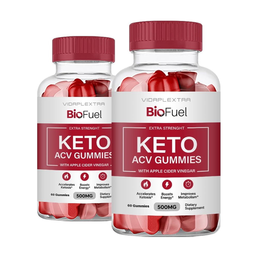 (2 Pack) Bio Fuel Gummies Bio Fuel Keto Apple Cider Vinegar Gummies