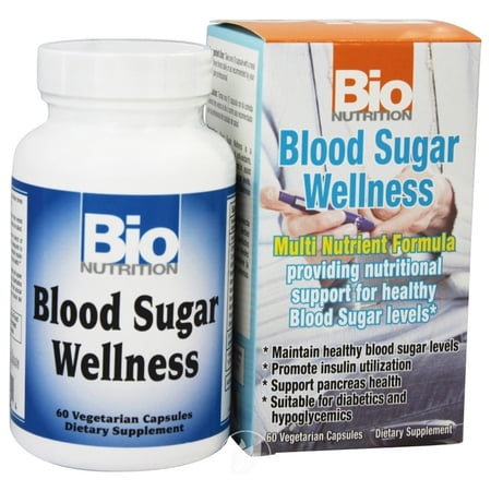 (2 Pack) Bio Nutrition Blood Sugar Wellness 60Vc ##C