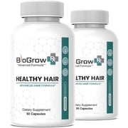 2 Pack BioGrow RX Healhty Hair Advanced Formula for Hair Growth Support*, Bio Grow RX Healthy Hair Capsules, 60 Count - 120 Count