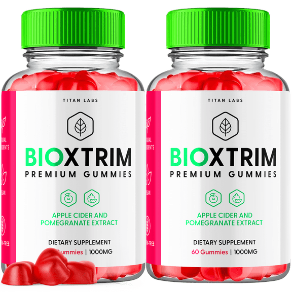 (2 Pack) BioX Trim Keto ACV Gummies - Apple Cider Vinegar Supplement for Energy & Focus - Dietary Supplement Gummies with Apple Cider Vinegar Folate Vitamin B12 B6 Beet Root (120 Gummies)