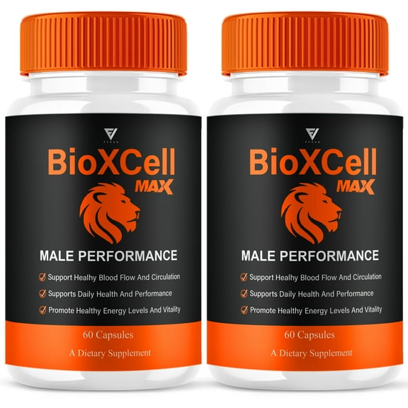 (2 Pack) BioXCell Max Performance Supplement, BioXCells Capsules (120 Capsules)