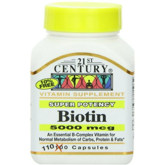 2 Pack - Biotin 5000mcg Capsules 110 ea