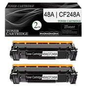 2-Pack Black 48A | CF248A Toner Cartridge Compatible for Pro M15a M15w M28a M28w M30w M31w Printer CF248A Toner Cartridge.