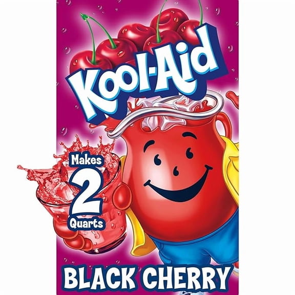 2-Pack Black Cherry Flavored Unsweetened Caffeine Free Powdered Drink Mix (0.13 oz Packet)
