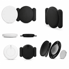 2-Pack Black Portable Mini GPS Tracker / Bluetooth Item Finder (for Android & Apple Devices) | Real-Time Tracking | Magnetic Stealth Tracker | No Monthly Fees | Compatible with "Find My"