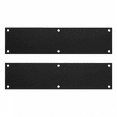 2-Pack Black Stainless Steel Kick Plates for Bottom of Door, Heavy Duty ...