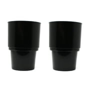 Black Universal Plastic Jumbo Drink Cup Holder Insert holds Jumbo / Oversized / Top Heavy Drink Containers Cups Tumblers / Golf cart Portable Propane Heaters