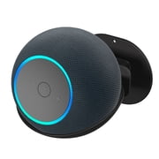 2 Pack,Black,Wall Mount For Amazon Echo Dot Max,Homepod mini,Nest mini 2nd,Bracket Holder,Space-Saving,Perfect Cord Management,No Messy Wires Or Screws,Sturdy Voice Assistant Wall Mount