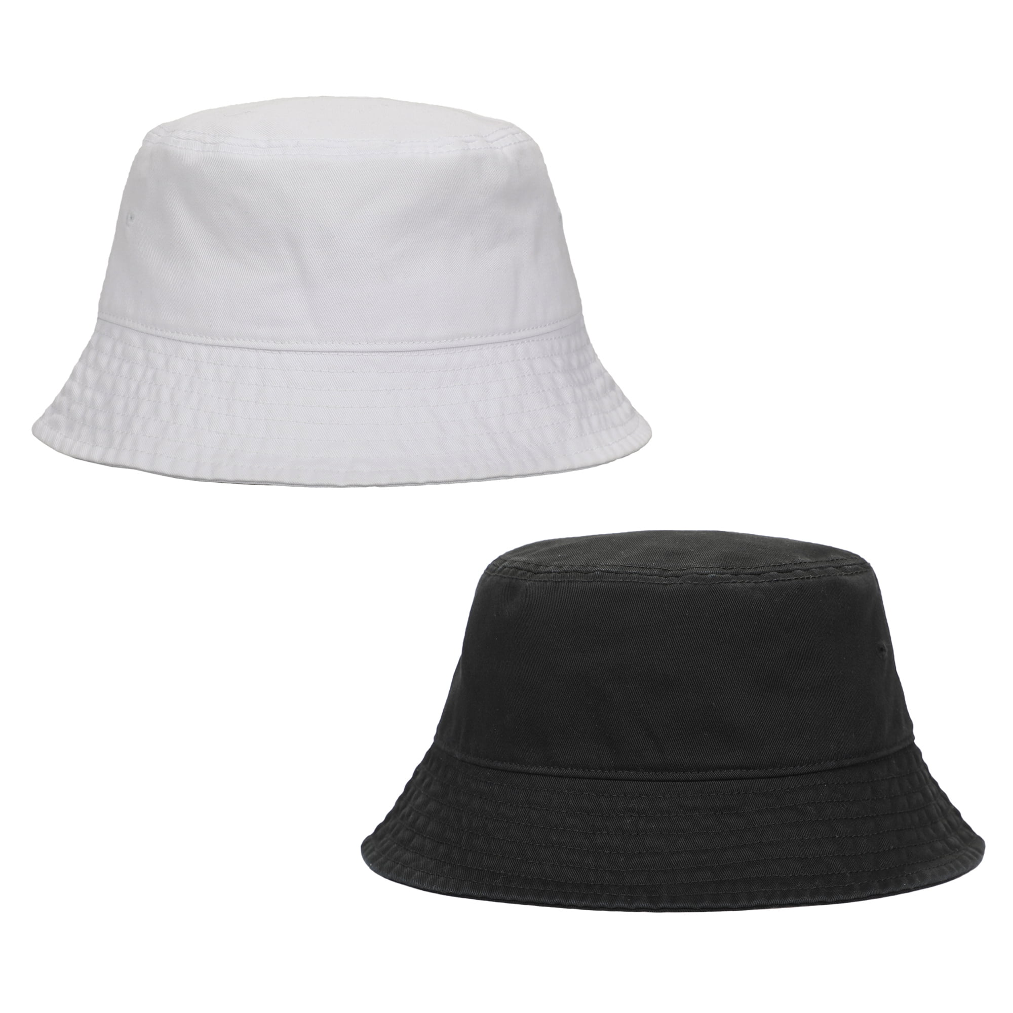 New Reversible bucket hat 100% cotton black white Reversible Bucket Hat | Two-in-One Hat – Mspineapplecrafts main image 2