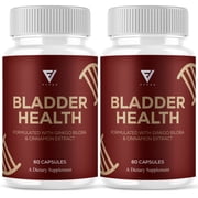 2 Pack Bladder Health Support, BladderHealth Daily Supplement 120 Capsules