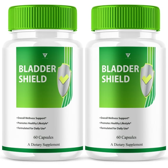 (2 Pack) Bladder Shield Prostate Pills, BladderShield Support (120 Capsules)