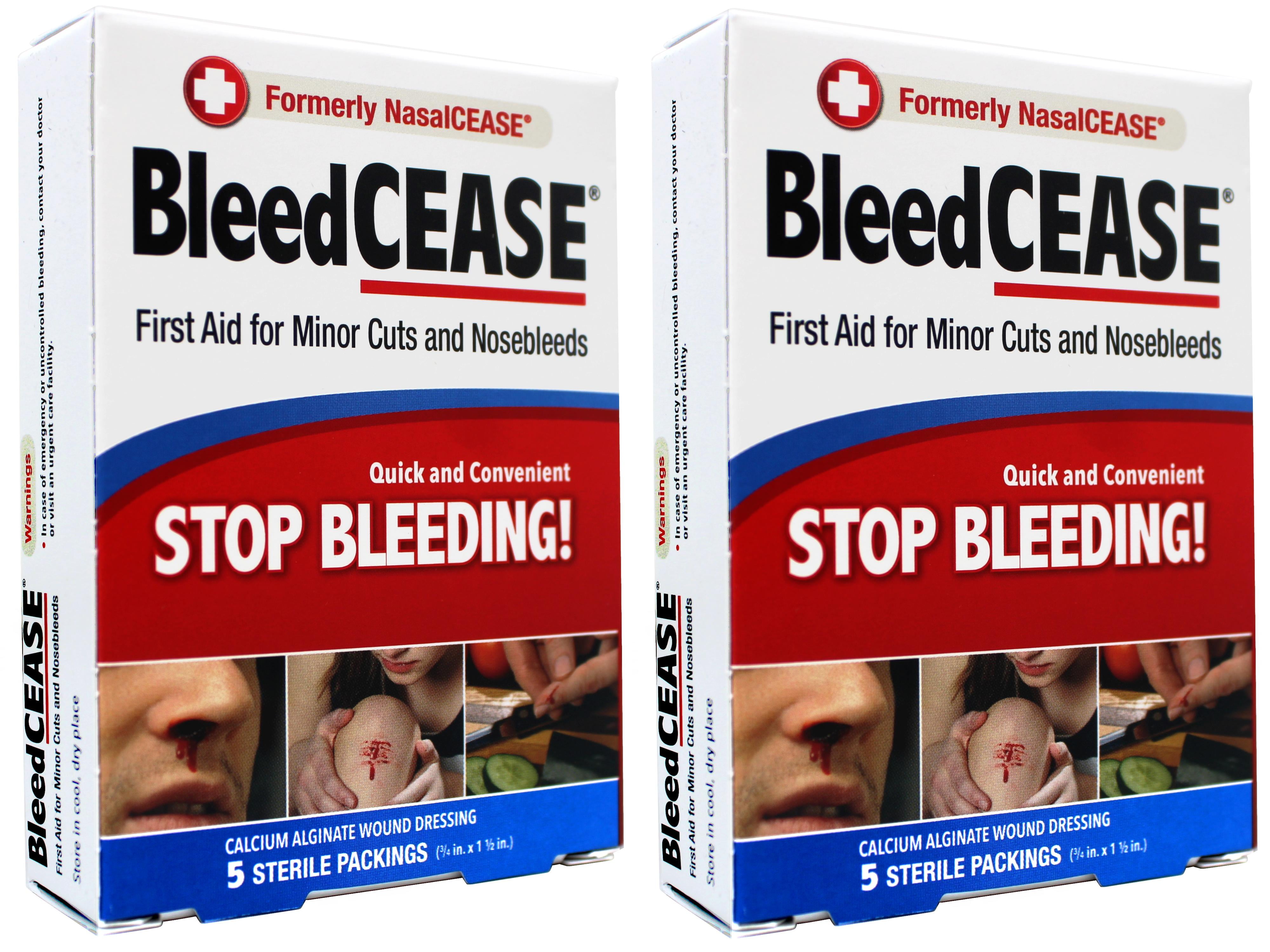 2 Pack - BleedCease Stop Bleeding First Aid, Cuts