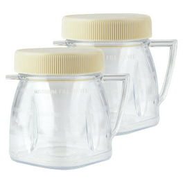 Replacment 5 Cup 40 OZ round Glass Blender Pitcher&Container 5cup Replaces  jar with 4 FINS Flat blade and bottom for hamilton beach blender (5 cup Glass  jar) - Yahoo Shopping