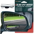 thumbnail image 1 of 2 Pack of Blind Spot Car Mirrors, 3.5 X 1.25 Inches Adjustable Rectangular HD Glass Convex Rear View Wide Angle Side Mirror Blindspot with Self Adhesive Back for Universal Vehicles, 1 of 6