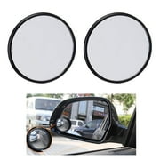 2 Pack Blind Spot Mirrors 3 Wide Angle Convex Rear View Car Truck Universal Fit