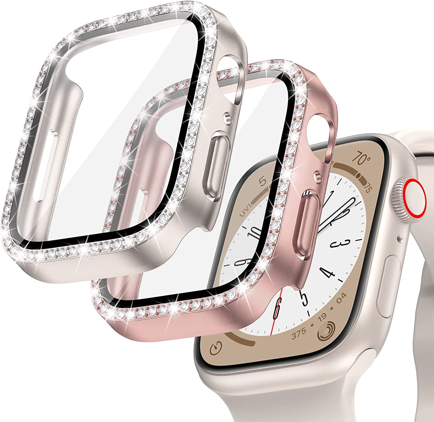 2 Pack Bling Case for Apple Watch 40mm SE 2nd Gen nbsp