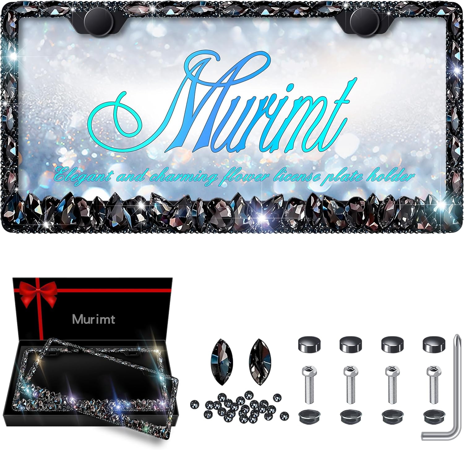 Cool Bedazzled License Plate Holder Photos