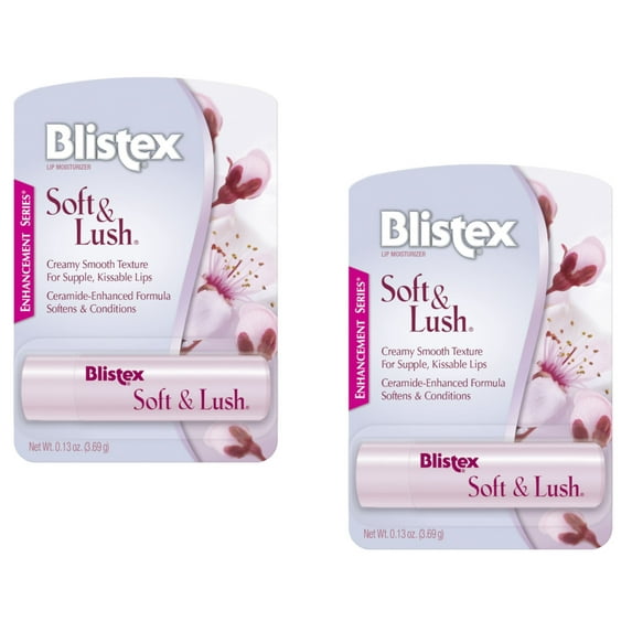 2 Pack Blistex Soft & Lush Size .13 Ounce