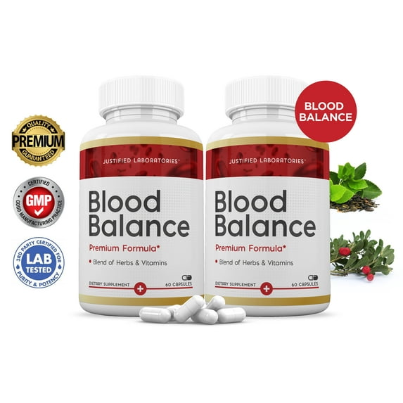 (2 Pack) Blood Balance Premium Formula 688MG 120 Capsules