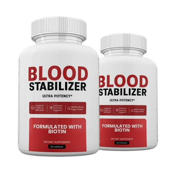 (2 Pack) Blood Stabilizer Capsules, Blood Stabilizer Premium Formula - 120 Count