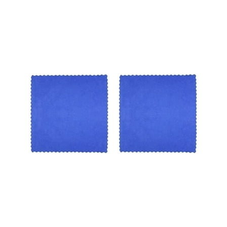 2 - Pack Blue Car Cleaning Rags - High Absorbency, Soft Microfiber, Durable, Machine - Washable, with Hanging Loop, for Car and Daily Cleaning