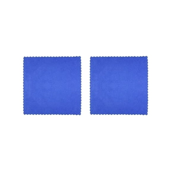 2 - Pack Blue Car Cleaning Rags - High Absorbency, Soft Microfiber, Durable, Machine - Washable, with Hanging Loop, for Car and Daily Cleaning