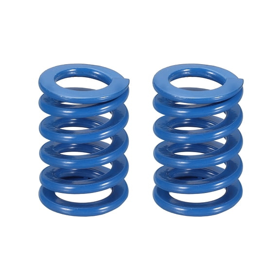 2 Pack Blue Compression Springs, 3/4" OD, 1" Length, Light Load 3D Printer Compression Mould Die Springs for Mechanical Equipment Printer Accessories (0.075"x0.136" Coil Wire)