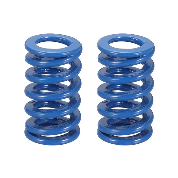 2 Pack Blue Compression Springs, 5/8" OD, 1" Length, Light Load 3D Printer Compression Mould Die Springs for Mechanical Equipment Printer Accessories (0.069"x0.126" Coil Wire)