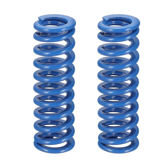 2 Pack Blue Compression Springs, 5/8" OD, 2" Length, Light Load 3D Printer Compression Mould Die Springs for Mechanical Equipment Printer Accessories (0.069"x0.126" Coil Wire)