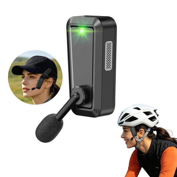 2 Pack Bluetooth Helmet Intercom Headset Dual Mount 520m Range IPX5 Waterproof Cycling