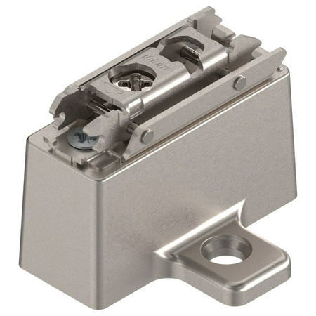 2 Pack Blum CLIP 25mm Height Cam Adjustable Wing Mounting Plate for 1" Recess Inset Application